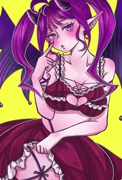 魔族女王在进行榨精修炼过程中，错估了她的性奴们的欲望，被性奴们肏到恶堕成为他们的肉便器！